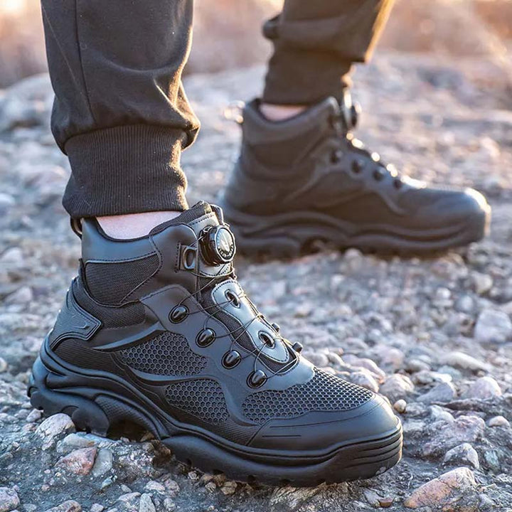 Anti-smash sicherheitsschuhe Schnürsenkelfreie Technologie