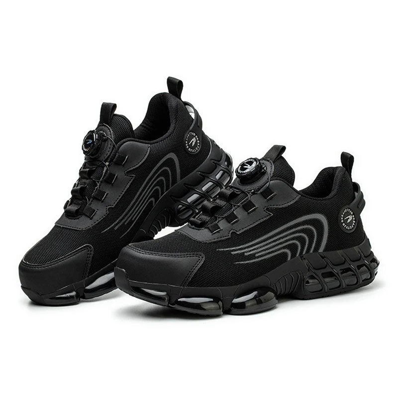 Unzerstörbare arbeitsschuhe für männer mit schnürsenkel freier technologie